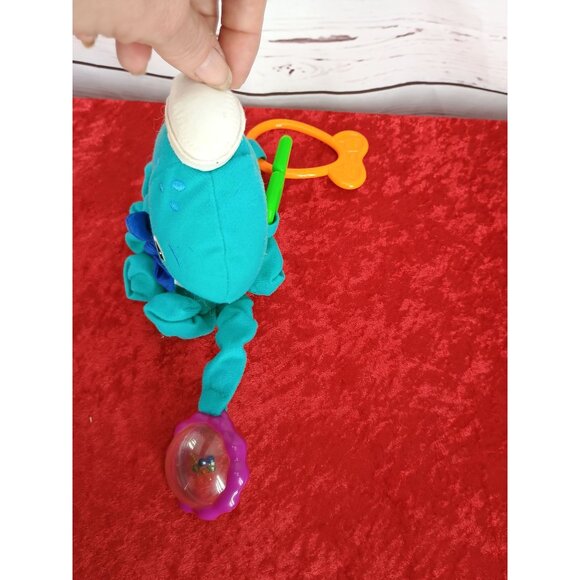 Octopus Baby Einstein Activity‎ Arms Hanging Crib Rattle Teal Plush Stuffed Toy - Picture 4 of 7